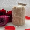 Cherub with Wings and Flower Detail  Soy Wax Candle