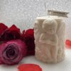 Cherub with Wings and Flower Detail  Soy Wax Candle